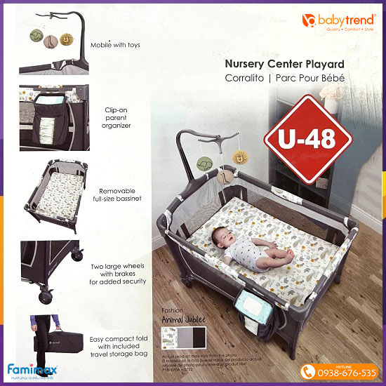 Nôi cũi Baby Trend EZ Rest Nursery