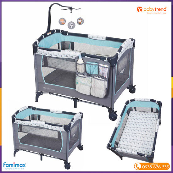 Nôi cũi Baby Trend EZ Rest Nursery