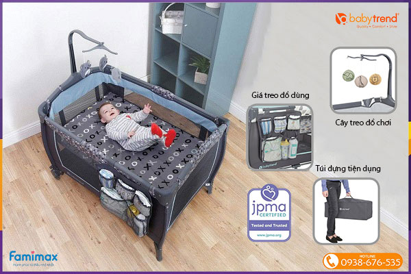 Nôi cũi Baby Trend EZ Rest Nursery