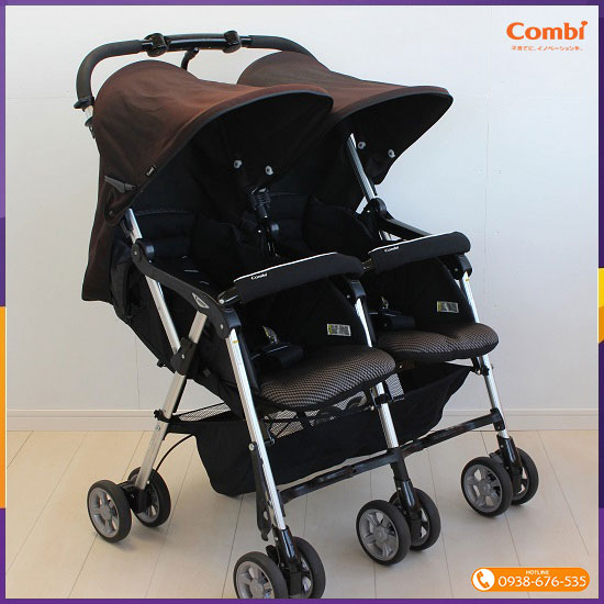 Xe đẩy đôi Combi Spazio Duo