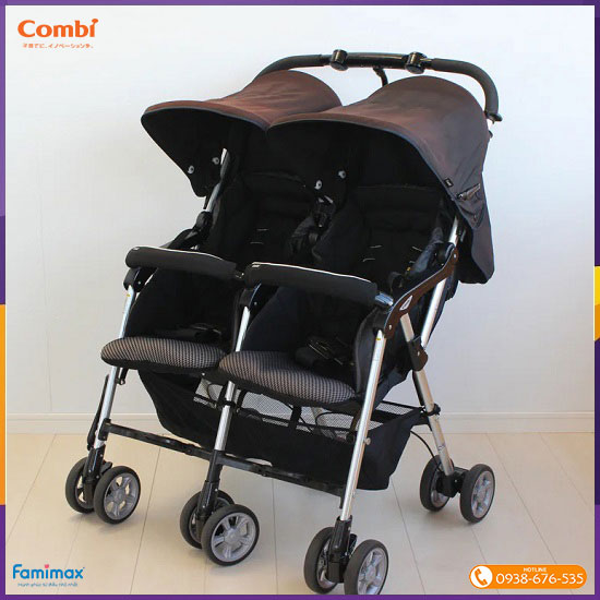 Xe đẩy đôi Combi Spazio Duo