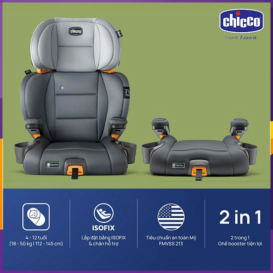 Ghế ngồi ô tô Chicco Kidfit Cleartex Plus