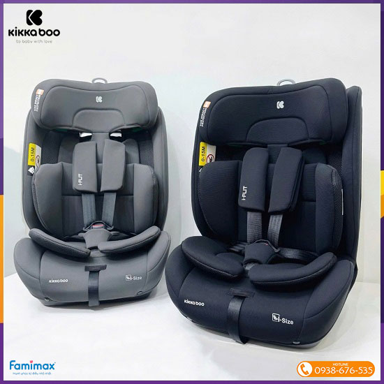 Ghế ngồi ô tô cho bé 1 tuổi KikkaBoo i-Flit