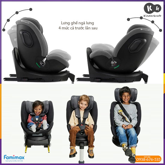 Ghế ngồi ô tô Kinderkraft Xrider²