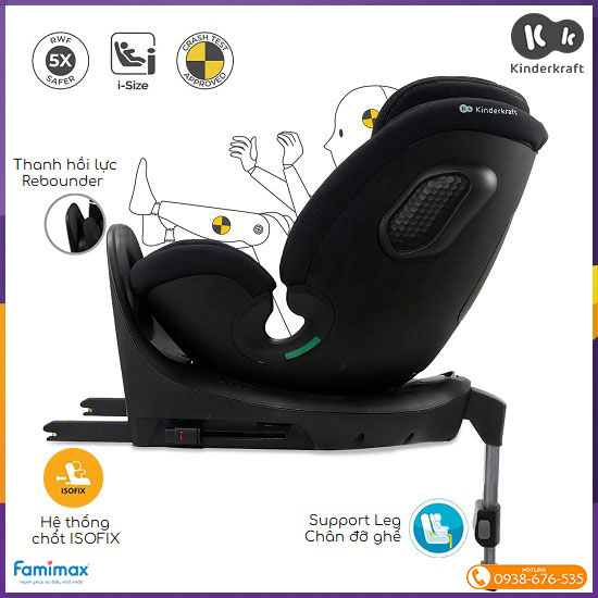 Ghế ngồi ô tô Kinderkraft Xrider²