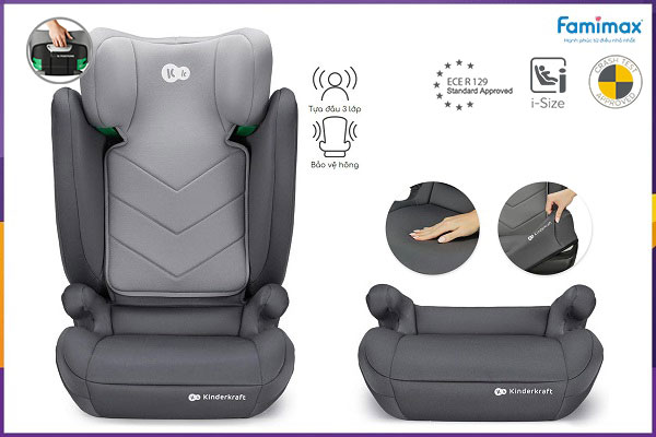 Ghế ngồi ô tô 2-in-1 Kinderkraft i-Spark