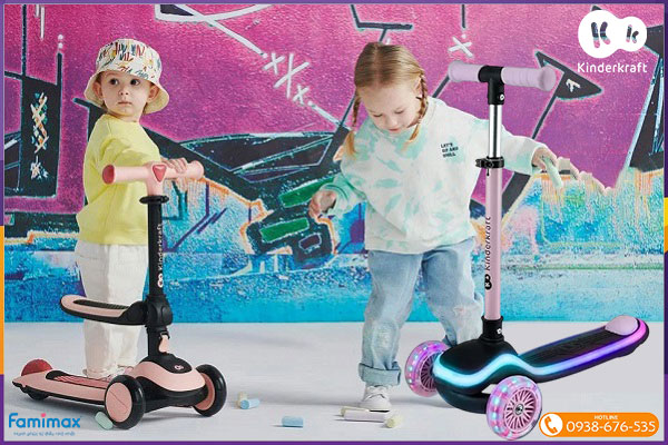 Xe scooter gấp gọn Kinderkraft Raket