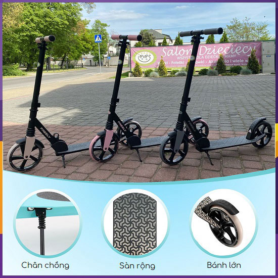 Xe scooter gấp gọn Kinderkraft Freely