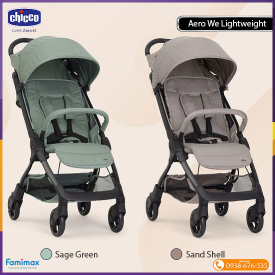 Xe đẩy du lịch gấp gọn Chicco Aero-We