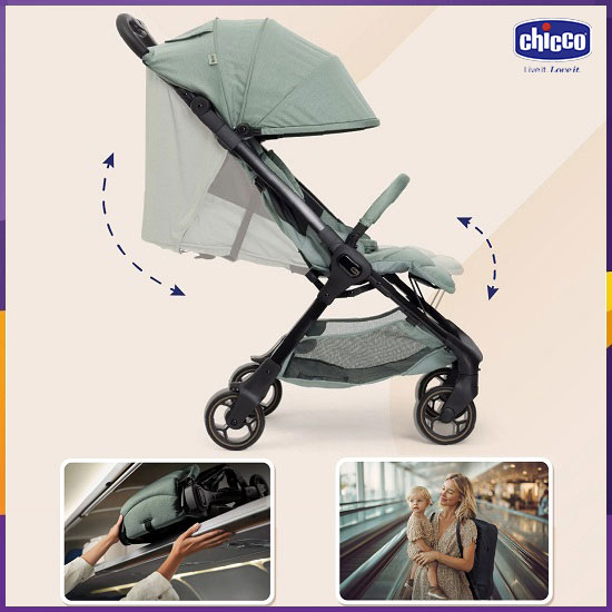 Xe đẩy du lịch gấp gọn Chicco Aero-We