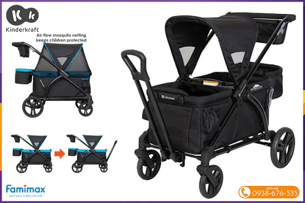 Xe kéo đẩy wagon Baby Trend Navigator Plus