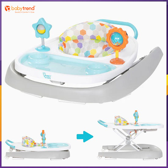 Xe tập đi gấp gọn Baby Trend Dine N' Play