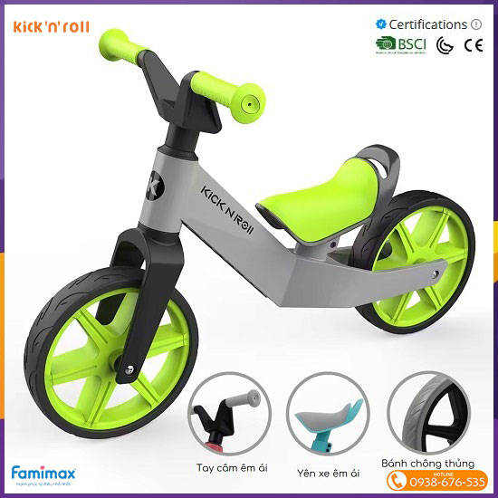 Xe chòi chân cho bé 1.5 tuổi Kick'n'roll TB02