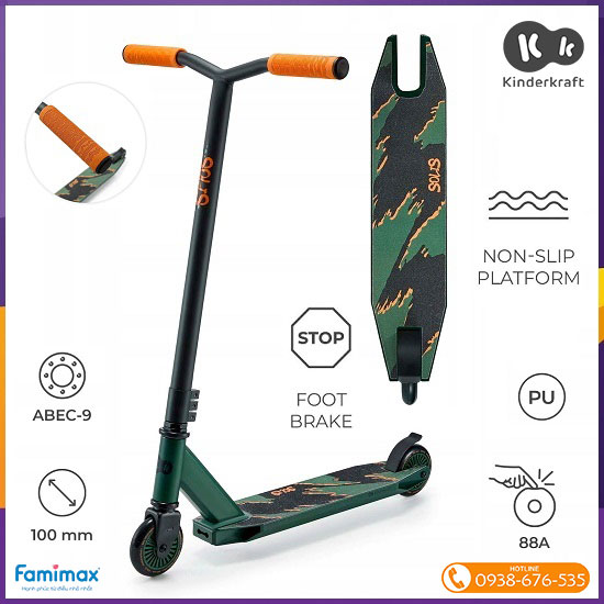 Xe scooter 2 bánh Kinderkraft Solis