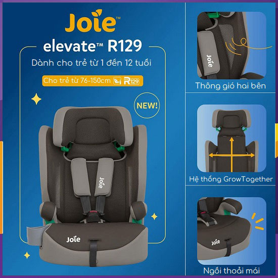 Ghế ngồi ô tô Joie Elevate i-Size
