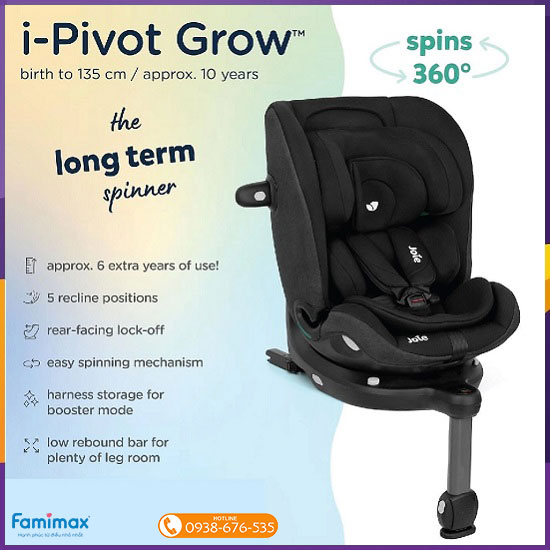 Ghế ngồi ô tô Joie i-Pivot Grow
