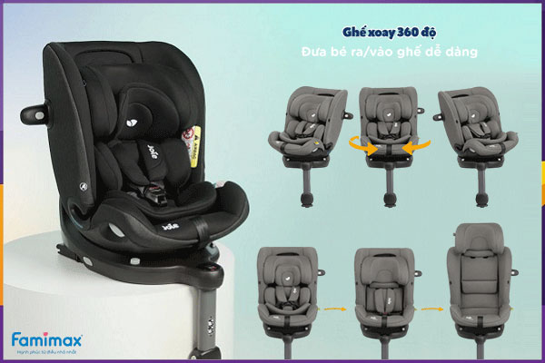 Ghế ngồi ô tô Joie i-Pivot Grow