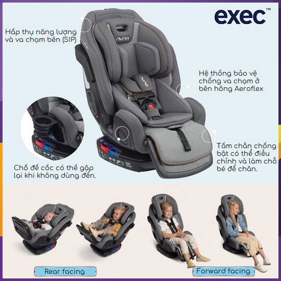Ghế ngồi ô tô Nuna Exec