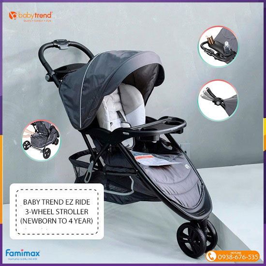 Xe đẩy 3 bánh Baby Trend EZ Ride