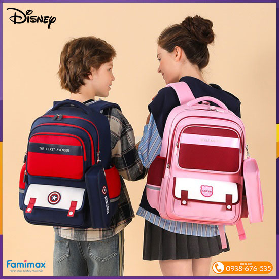 Balo chống gù cho học sinh tiểu học Marvel & Disney