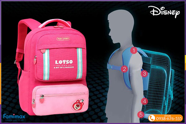 Balo chống gù cho học sinh tiểu học Marvel & Disney