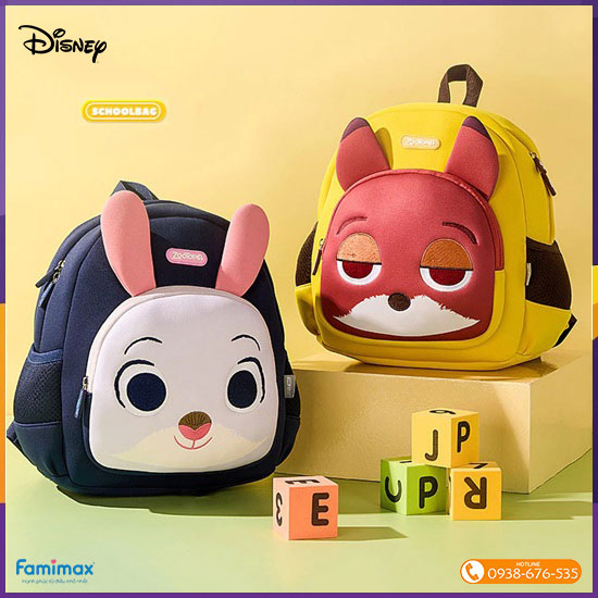 Balo học sinh mầm non Disney Zootopia