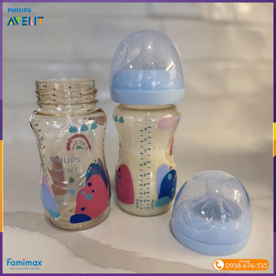 Bộ 2 bình sữa Philips Avent Natural PPSU