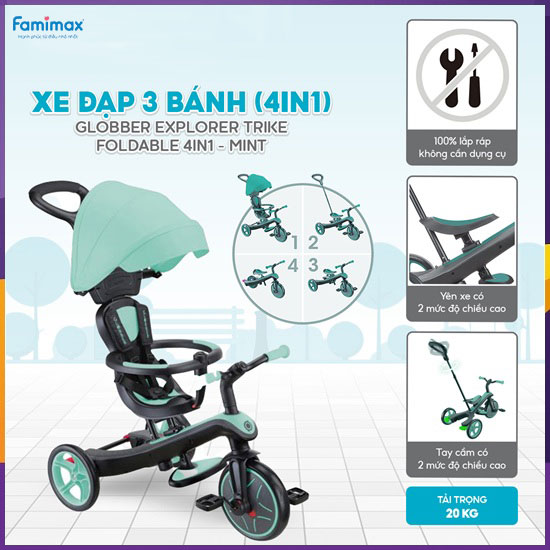 Có nên mua xe đạp 3 bánh cho bé?