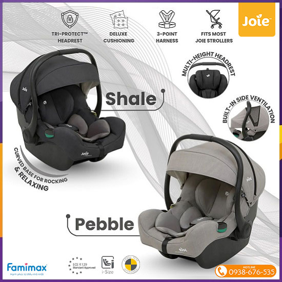 Ghế ngồi ô tô sơ sinh Joie i-Gemm³