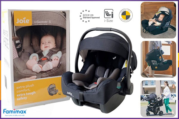 Ghế ngồi ô tô sơ sinh Joie i-Gemm³