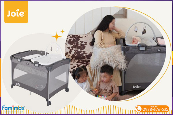 Nôi cũi Joie Commuter Change & Snooze