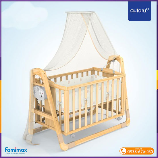 Nôi gỗ tự động Autoru Z5