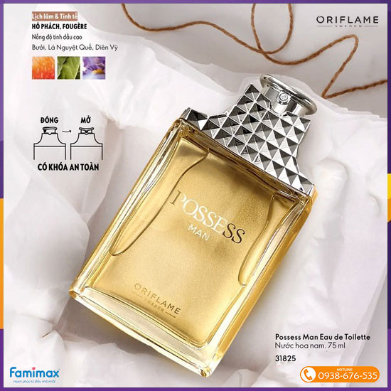 Nước hoa nam Oriflame Possess Man