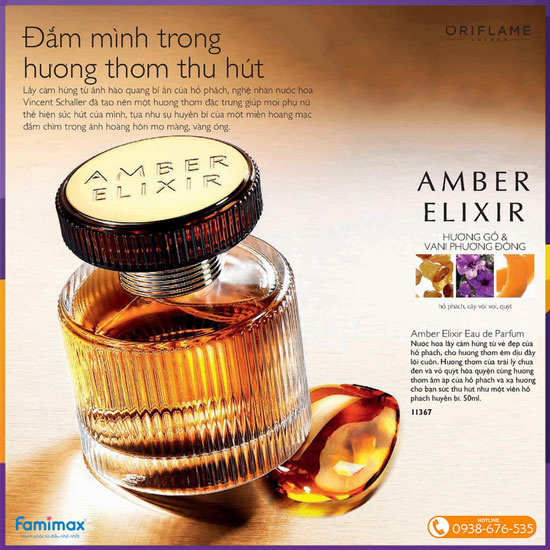 Nước hoa nữ Oriflame Amber Elixir