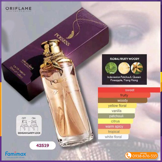 Nước hoa nữ Oriflame Possess Eau de Parfum
