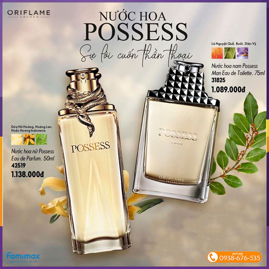 Nước hoa nữ Oriflame Possess Eau de Parfum