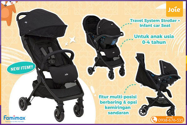 Xe đẩy gấp gọn Joie Pact 2025