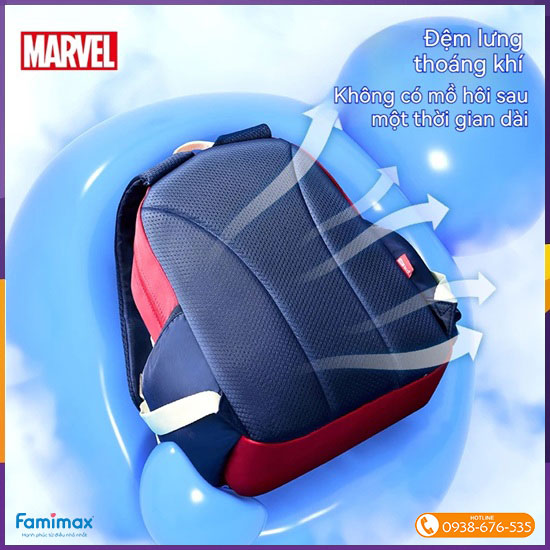 Balo siêu nhẹ cho bé tiểu học Marvel & Disney