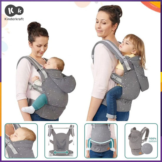 Địu trợ lực cho bé Kinderkraft Huggy