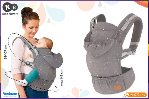 Địu trợ lực cho bé Kinderkraft Huggy