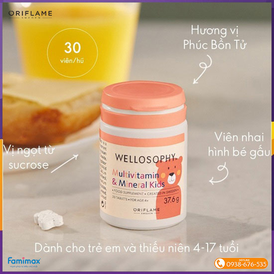 Thực phẩm chức năng cho trẻ Wellness Kids
