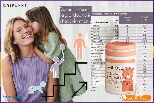 Thực phẩm chức năng cho trẻ Wellness Kids