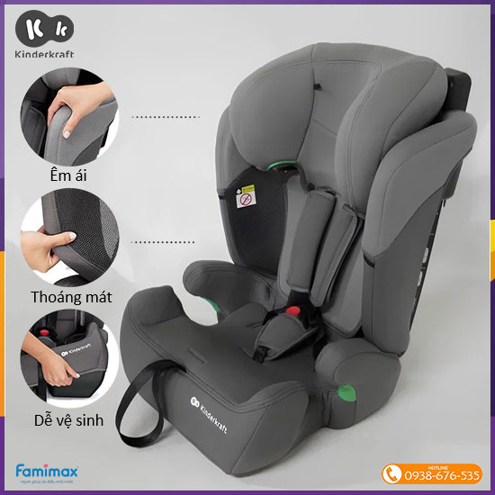 Ghế ngồi ô tô Kinderkraft Comfort Up