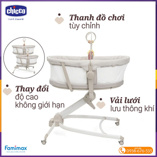 Ghế nôi đa năng Chicco Baby Hug 4-in-1