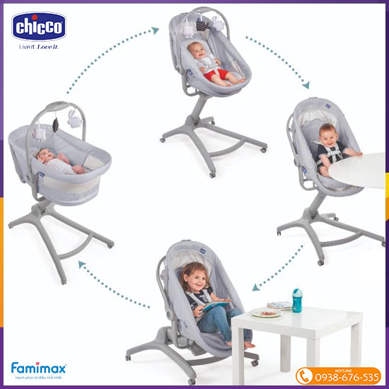 Ghế nôi đa năng Chicco Baby Hug 4-in-1