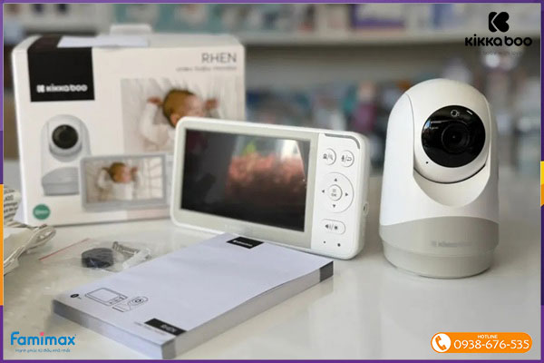Máy báo khóc Kikkaboo Rhin Baby Monitor