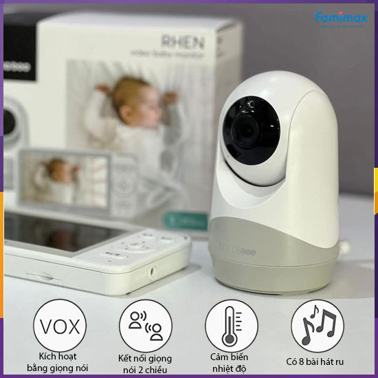 Máy báo khóc Kikkaboo Rhin Baby Monitor