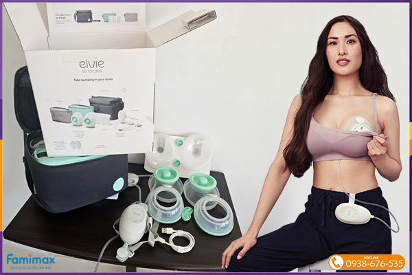 Máy hút sữa rảnh tay Elvie Stride
