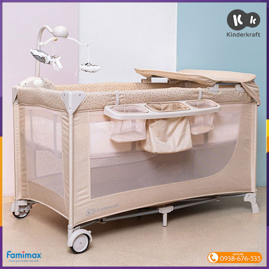 Nôi cũi gấp gọn Kinderkraft JOY²