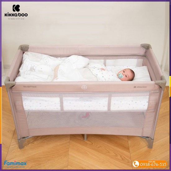 Giường cũi gấp gọn Kikkaboo So Gifted